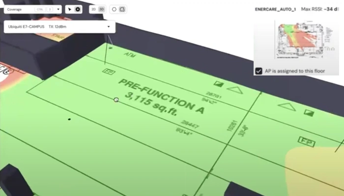 Sidos mapa WiFi